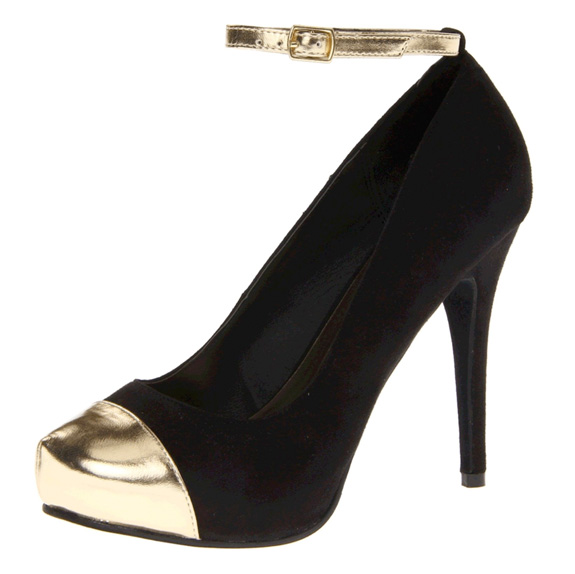 Black & Gold Michael Antonio Pumps | Gift Ideas 2021 | Cool Gifts