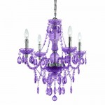 Purple Chandelier