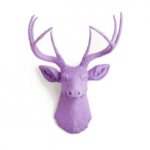 Lavender Deer Head